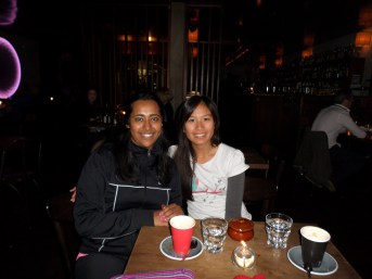 Ann and I at the Matterhorn in Cuba Street